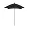 California Umbrella 6' Black Aluminum Market Patio Umbrella, Sunbrella Black 194061334065 - alternate 1
